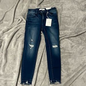 NWT kancan sz 5 26 mid rise ankle skinny jeans